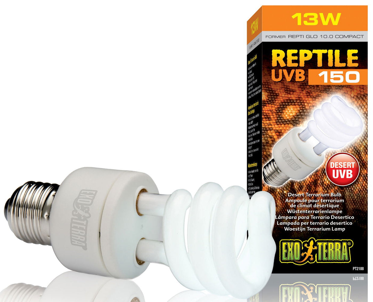 Exo Terra UVB 150 Desert Terrarium Fluorescent Bulb 13w