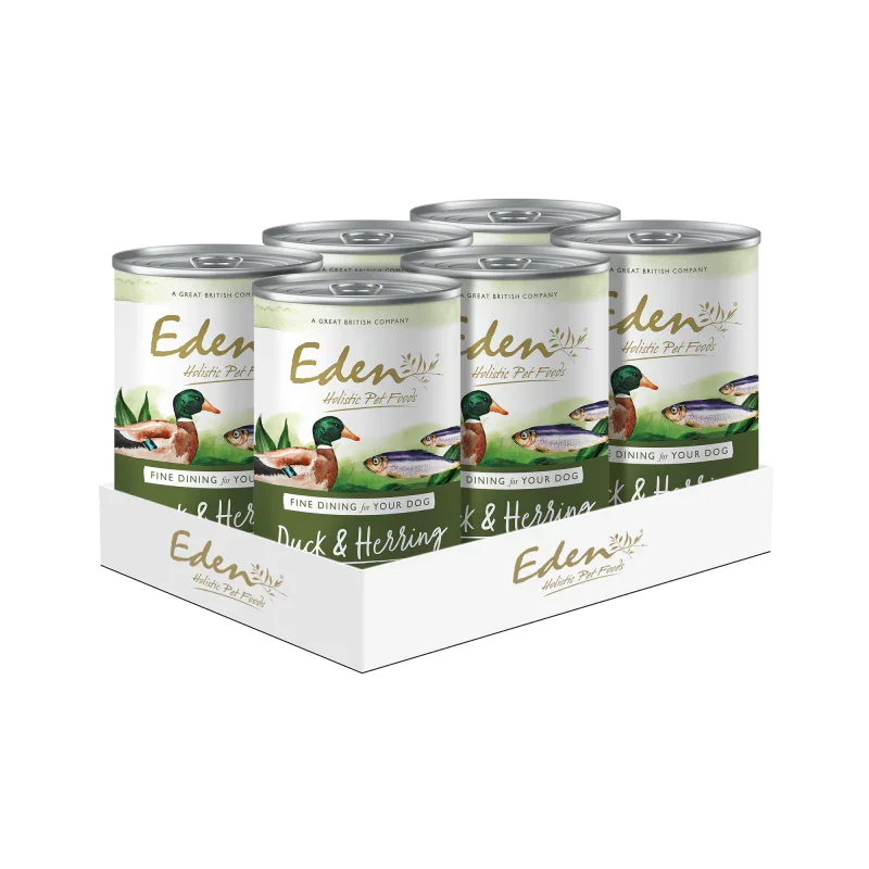 Gourmet Duck & Herring 6x400G - Eden Holistic Pet Foods