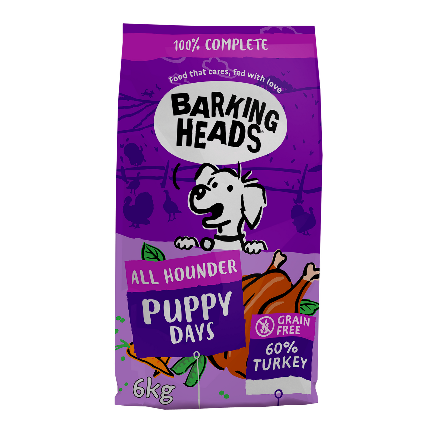 All Hounder Puppy Days Turkey 6kg