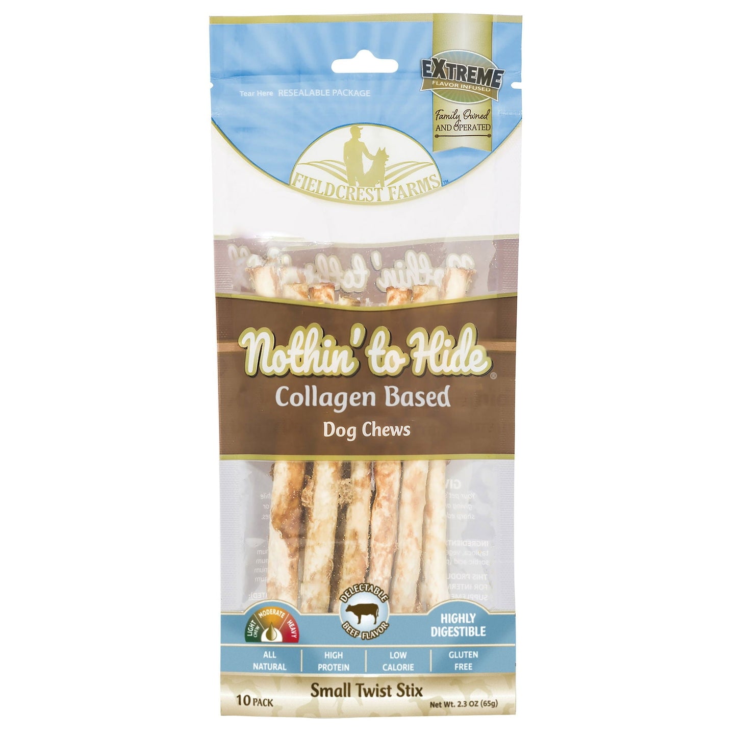 Nothing to hide Beef Twist Stick 10pk