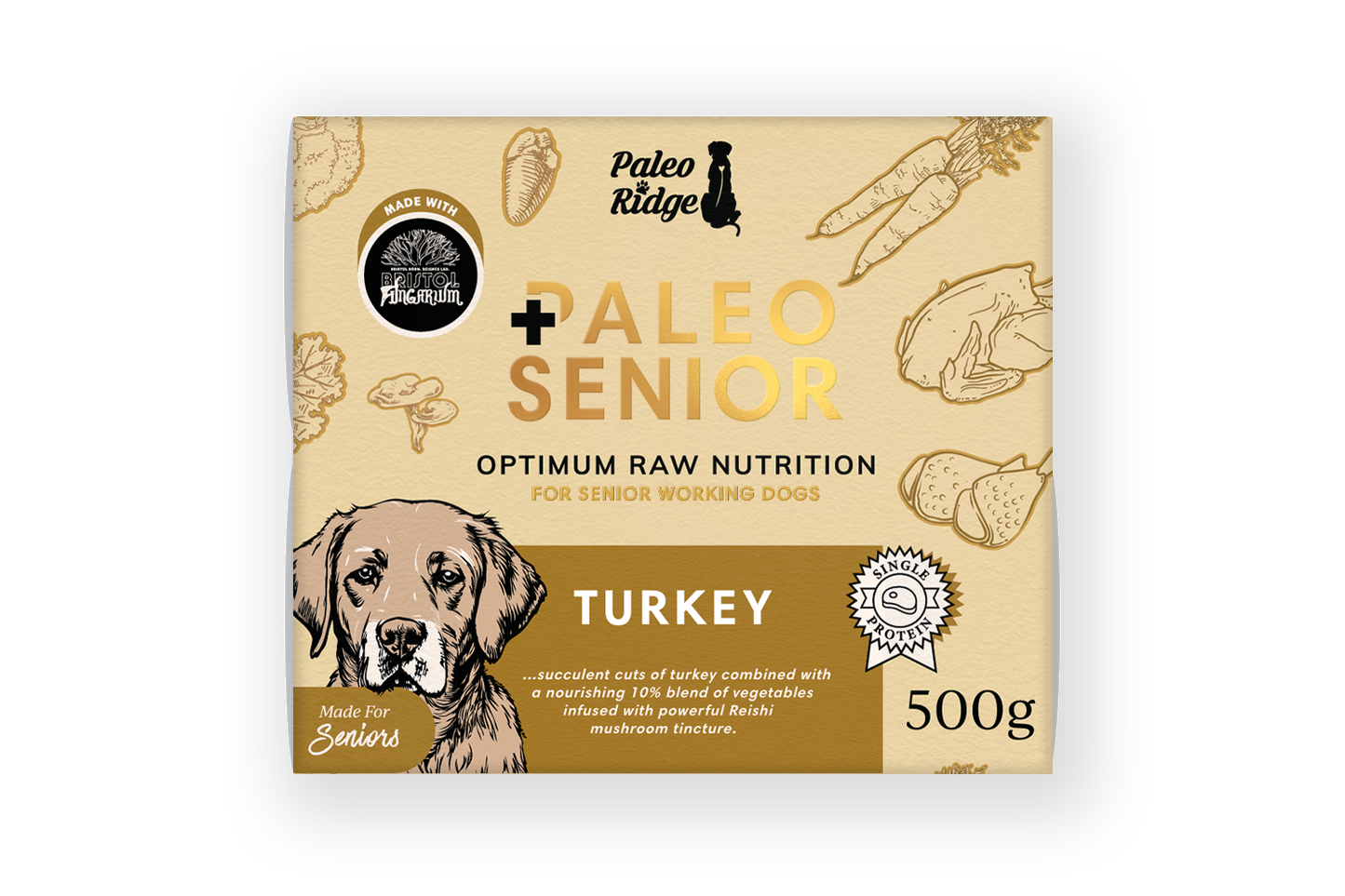 Paleo Ridge Paleo Senior Turkey 500g