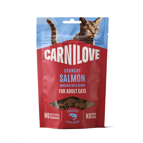 Carnilove Salmon with Catnip Crunchy Cat Treats 50g