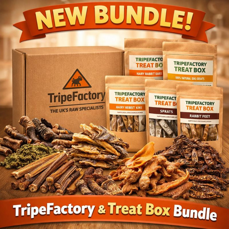 Tripefactory & Treats Bundle – Full Raw Food Box + Half-Price Treat Box
