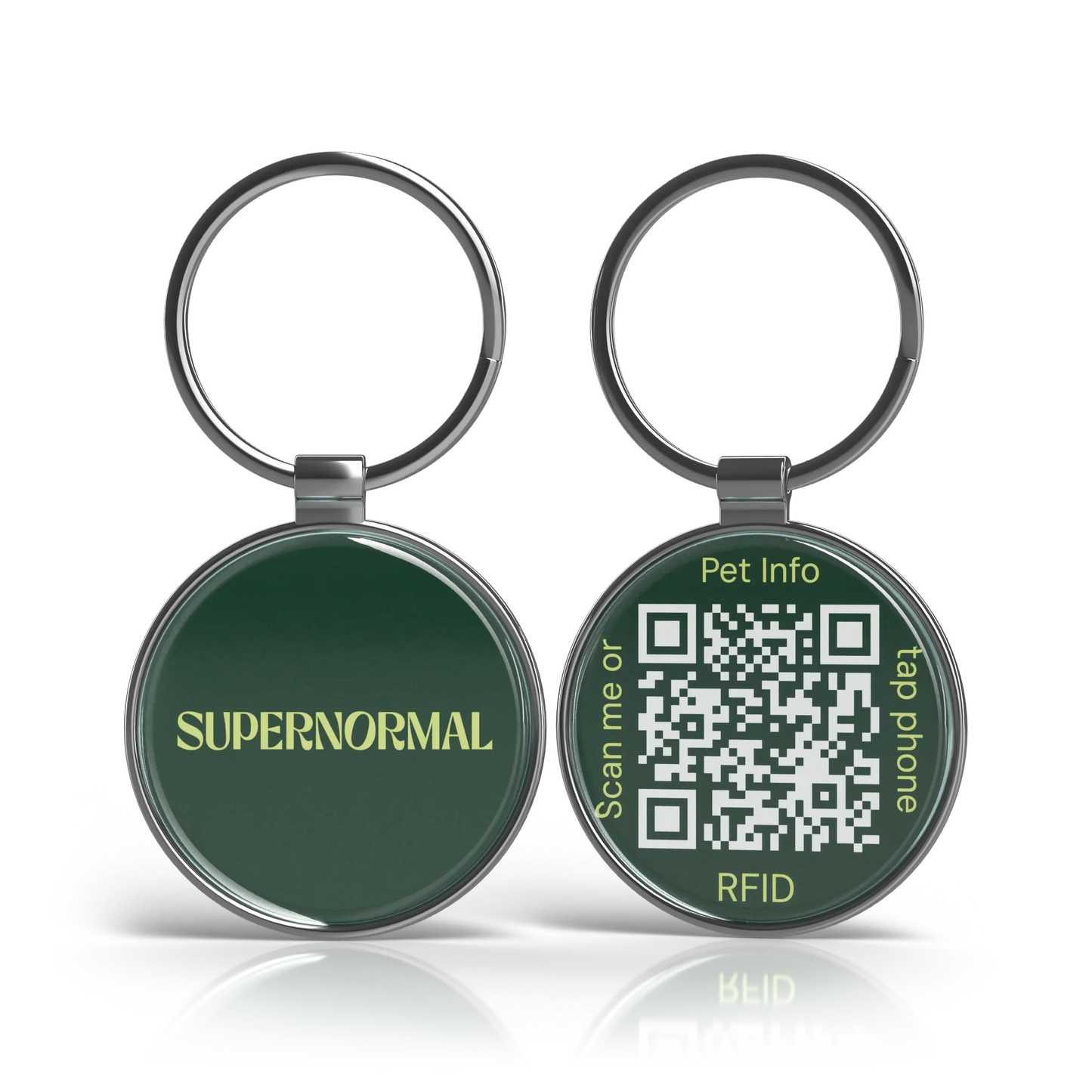 Supernormal QR Lifetime Tracking Pet Tag