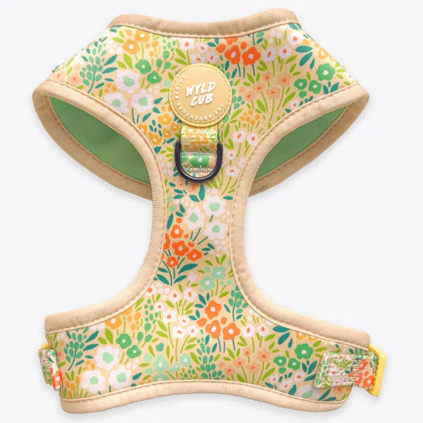 Wyld Cub - Adjustable Dog Harness: Notting Hill Lemongrass