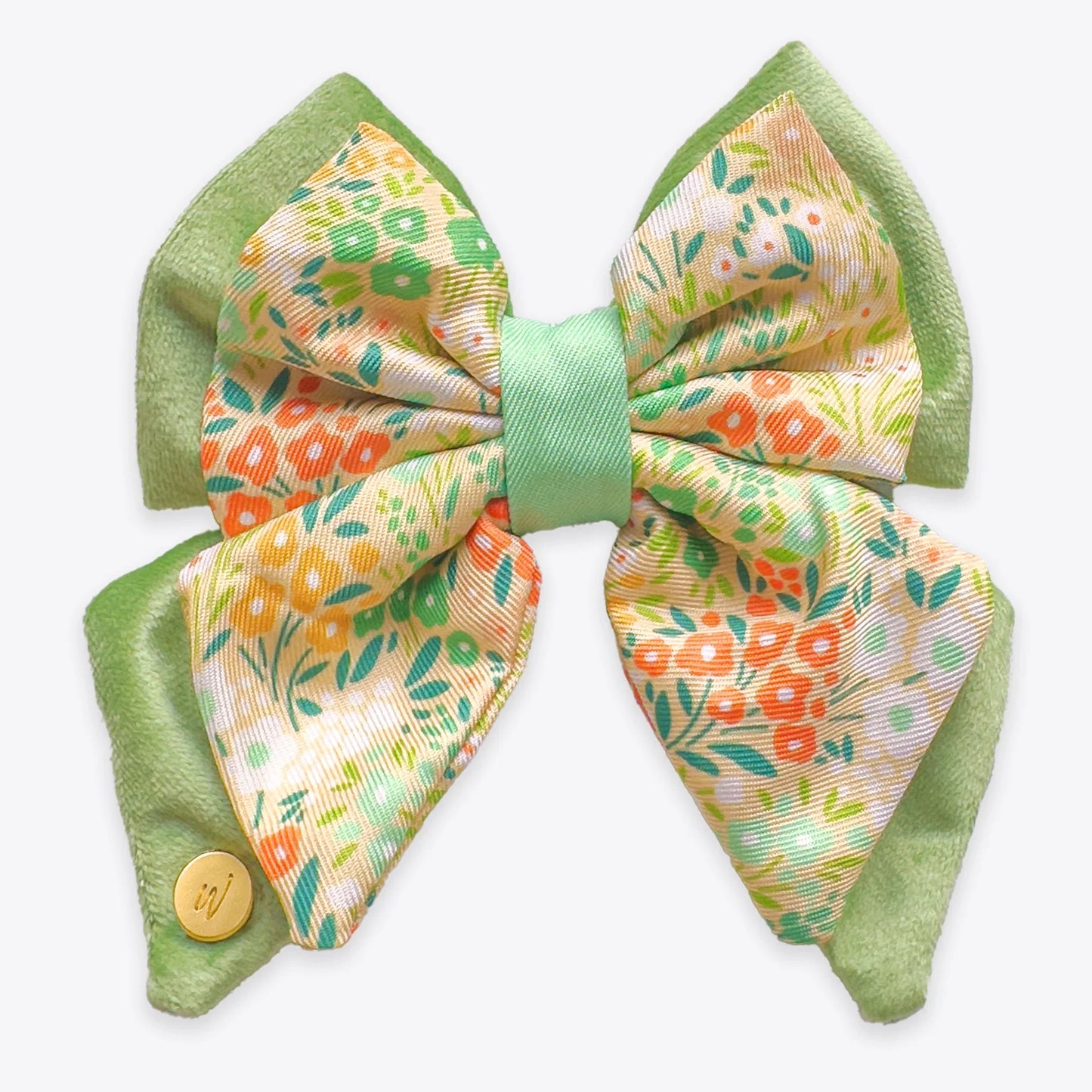 Wyld Cub - Dog Butterfly Bow Tie: Notting Hill Lemongrass