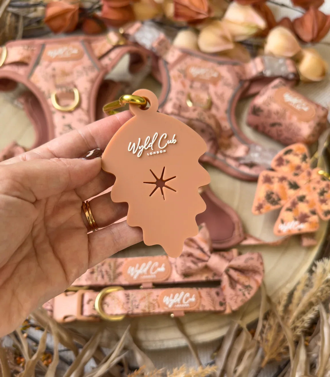 Wyld Cub - Dog Poop Bag Caddy Leaf: Chiswick Nutmeg