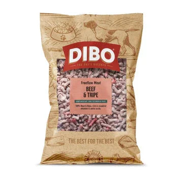 Beef & Tripe Freeflow 1kg DIBO - North East Pet Shop Nutriment