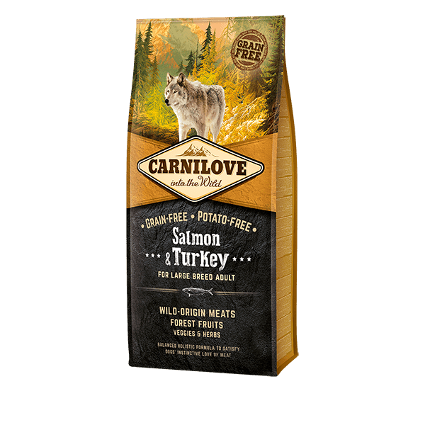 Carnilove Salmon & Turkey (Large Breed Adult)
Dry Dog Food - North East Pet Shop Carnilove