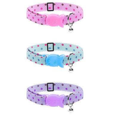 Cat Circus Dotty Cat Collars Assorted Purple - North East Pet Shop Cat Circus