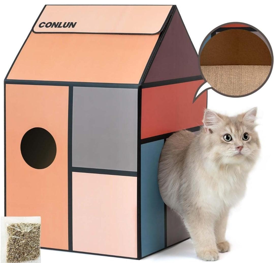 Conlun Cardboard Cat House - North East Pet Shop Conlun