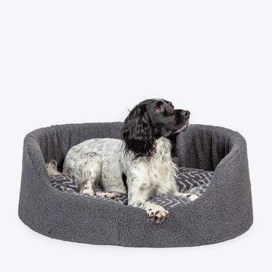 Danish Design Fleece Charcoal Arrows Slumber Bed 24 Inch - North East Pet Shop Danish Deisgn