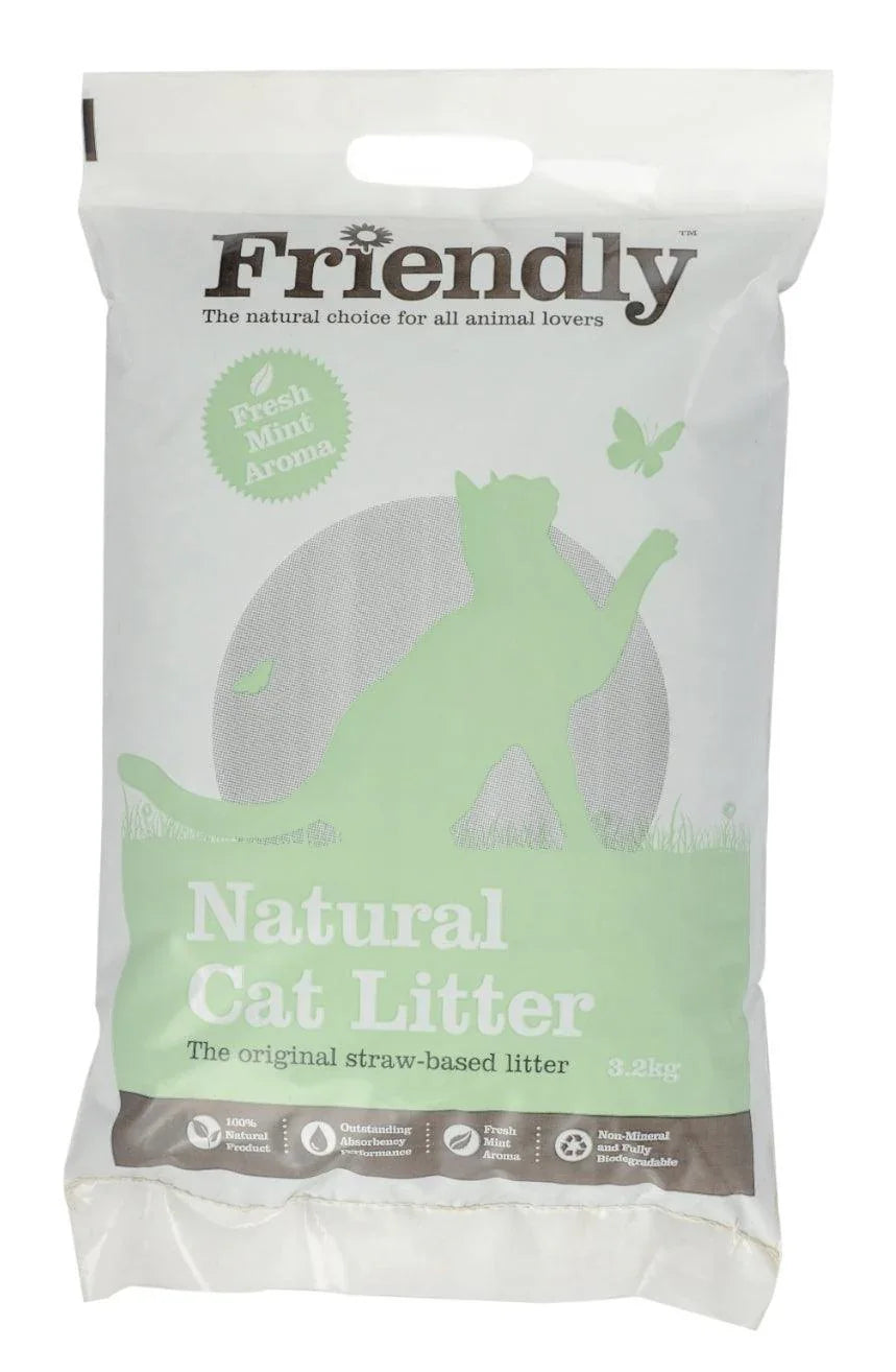 Friendship Estates Natural Cat Litter 3.2kg - North East Pet Shop Friendly