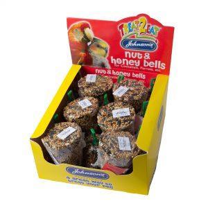 JVP Parrot Nut & Honey Bells x15 - North East Pet Shop Johnsons Veterinary Products