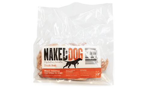 Naked Dog Raw Treat Duck Feet 10 pack - North East Pet Shop Naked Dog
