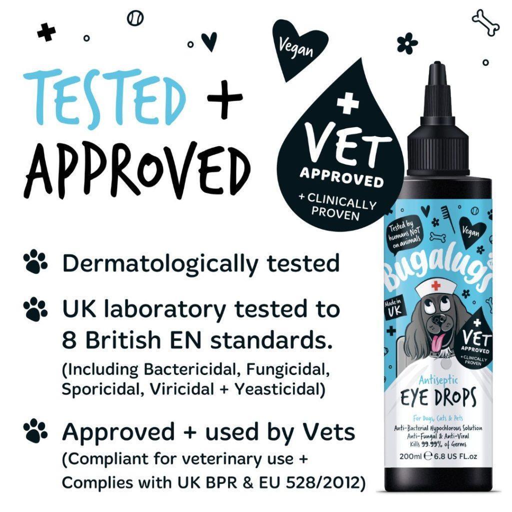 OOC Bugalugs Antiseptic Eye Drops - North East Pet Shop Bugalugs