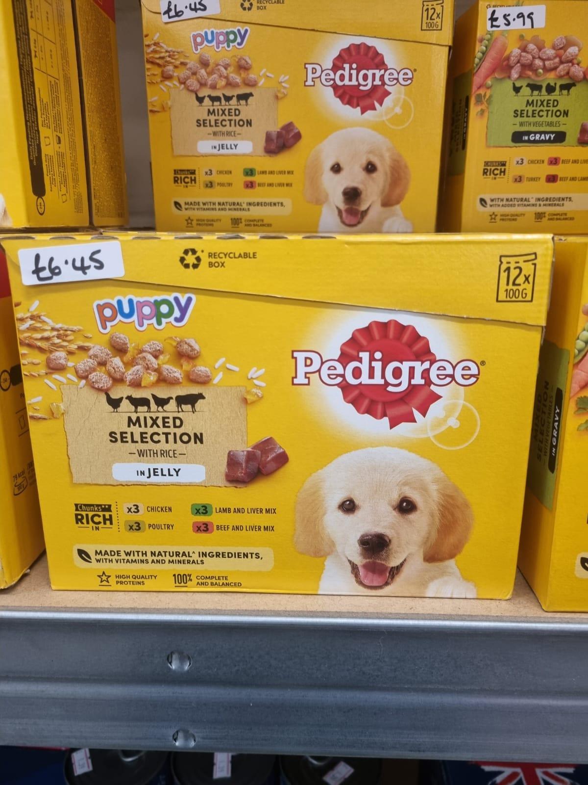 Pedigree Puppy Wet Dog Food Pouches Mixed in Jelly 12pk, 100g – North East  Pets