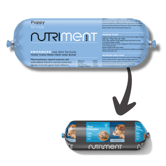 Puppy formula - from 6 weeks - 1.4kg chubb - North East Pet Shop Nutriment