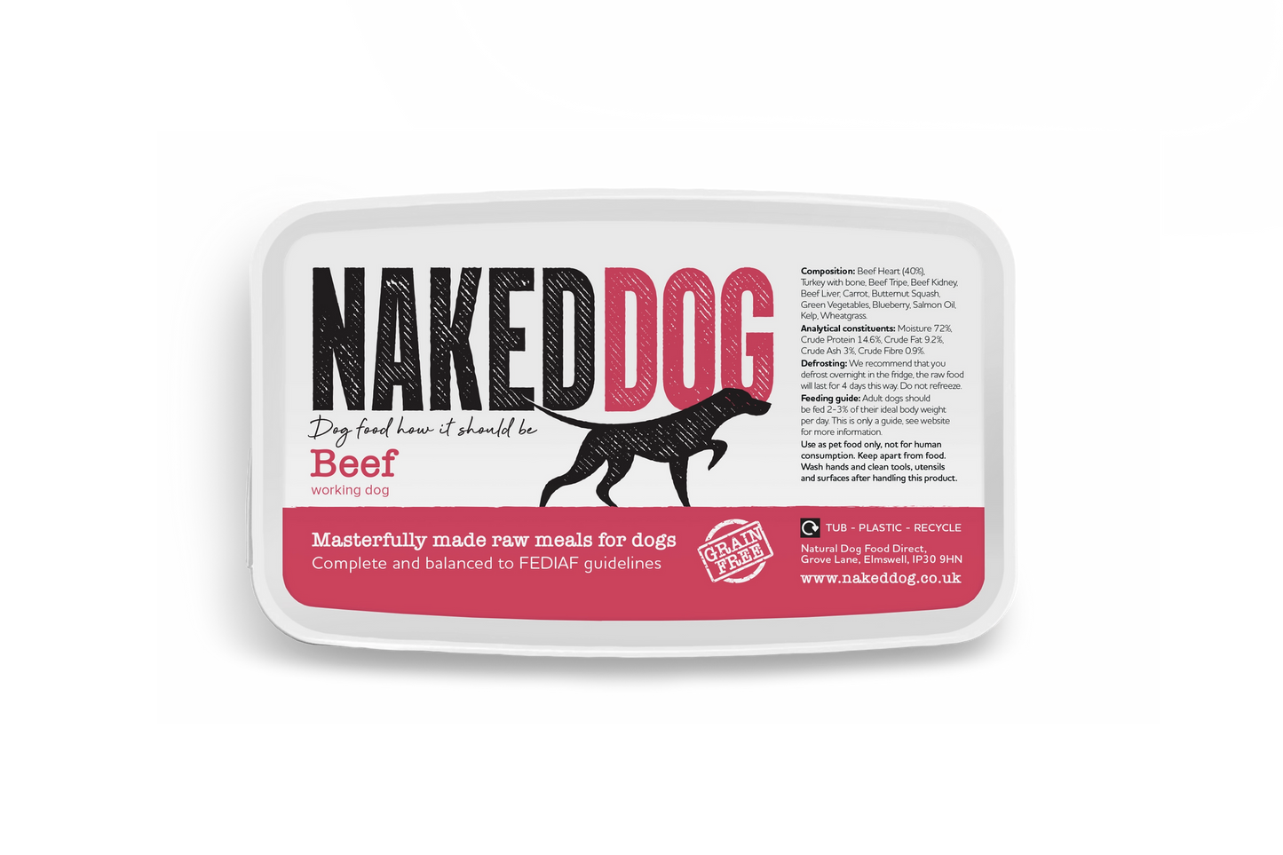 Naked Dog Beef Complete 2 x 500g