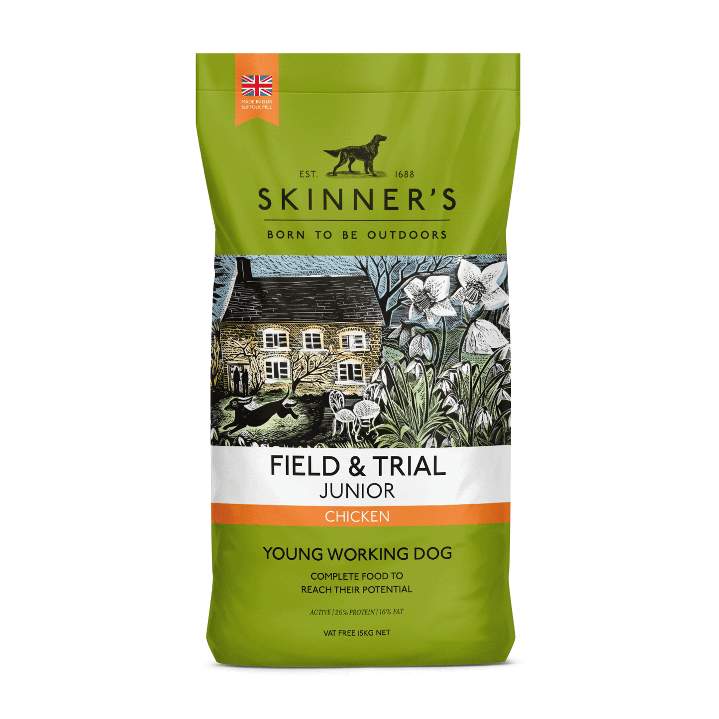 Skinners Field & Trial Junior Chicken 2.5kg - North East Pet Shop Skinners