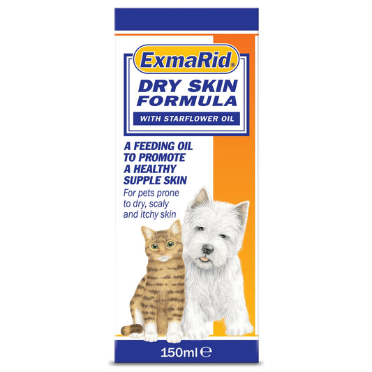 Exmarid Dog & Cat Dry Skin Formula Starflower Oil 150ml