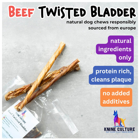 Nova Dog Chews Beef Twisted Bladder 1kg
