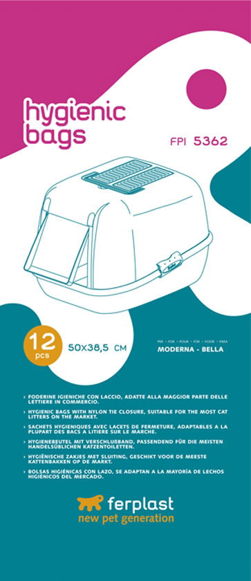 Fpi5362 Litter Tray Bags 50x38.5cm