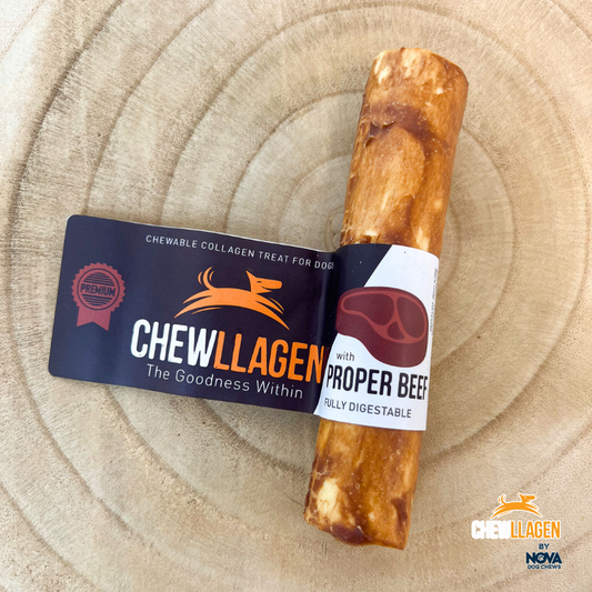 Chewllagen Beef Roll 5" — Case of 35