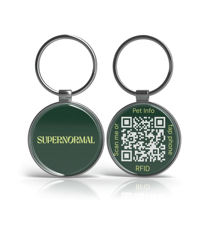 Supernormal QR Lifetime Tracking Pet Tag