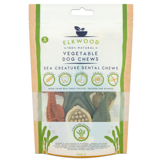 Elkwood Vegetable Sea Creatures + Seaweed Small 7pc 100g