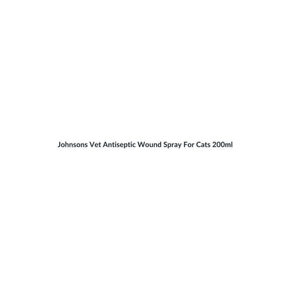 Johnsons Vet Antiseptic Wound Spray For Cats 200ml