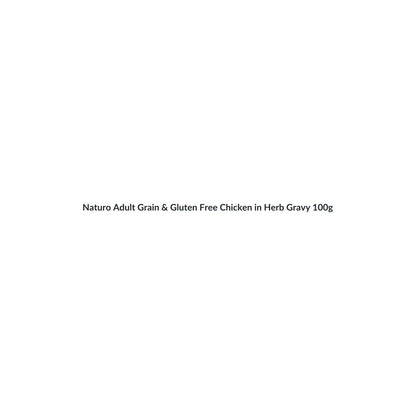 Naturo Adult Grain & Gluten Free Chicken in Herb Gravy 100g