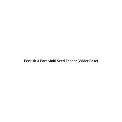 Peckish 3 Port Multi Seed Feeder (Wider Base)