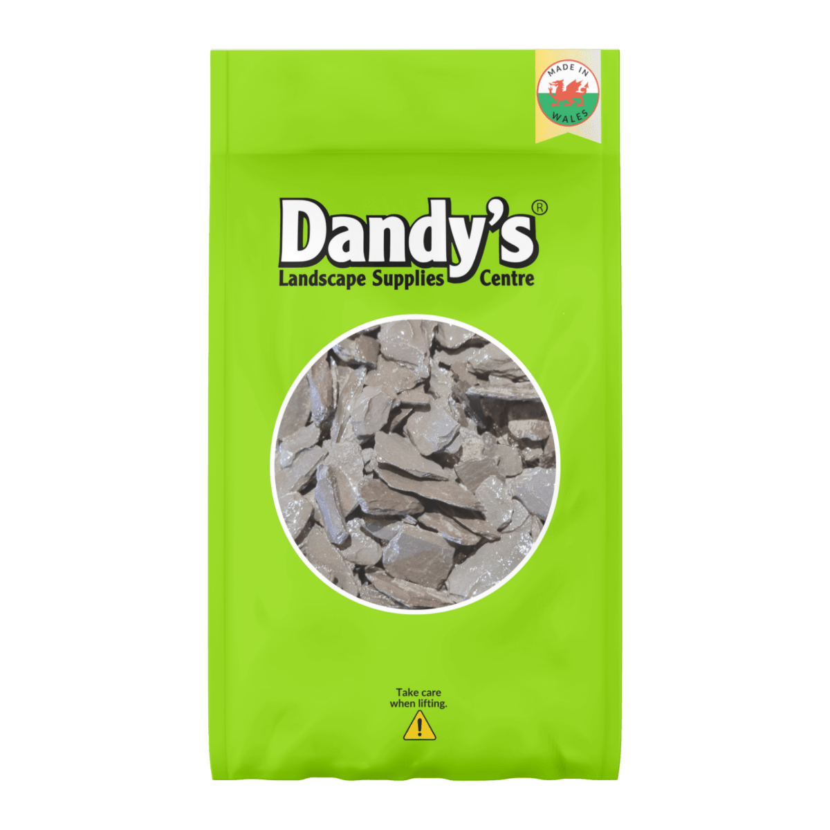 Welsh Blue Plum Crushed Slate Chippings 20mm