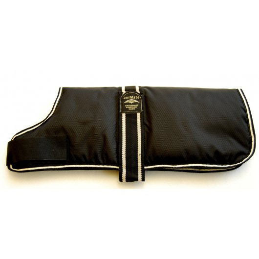 Padded Waterproof Coat Black 46cm (18")