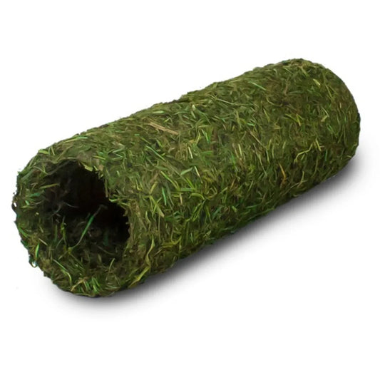 Natural grass tunnel for small pets like rabbits or guinea pigs hiding and playing