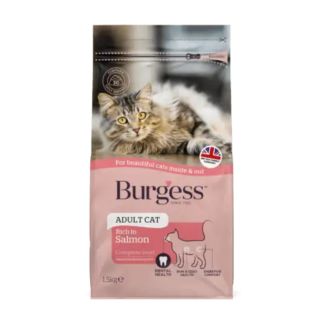 Burgess Adult Cat Scottish Salmon 1.5kg