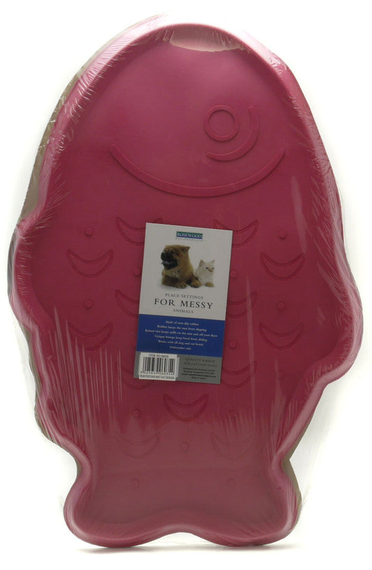 Rubber Feeding Mat Cat Design