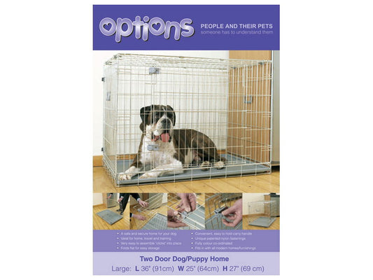 Options Two Door Dog/pup Home