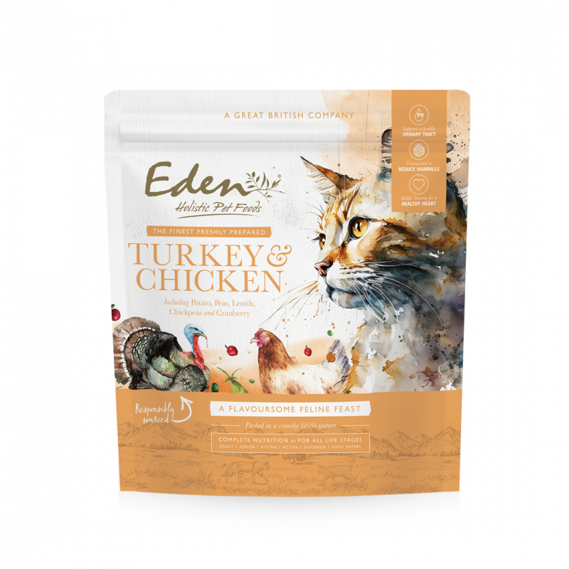 Feline Feast Turkey & Chicken 1.5kg - Eden Holistic Pet Foods