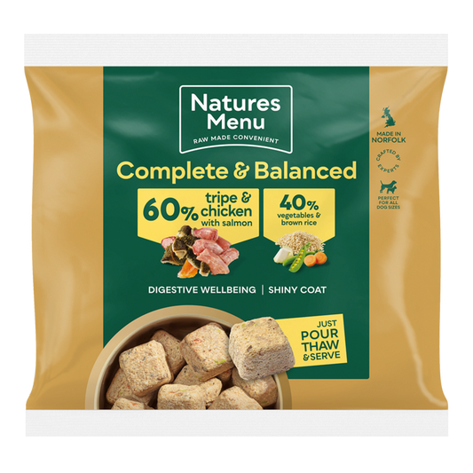 Natures Menu 60/40 Complete and Balanced Tripe & Chicken 1kg