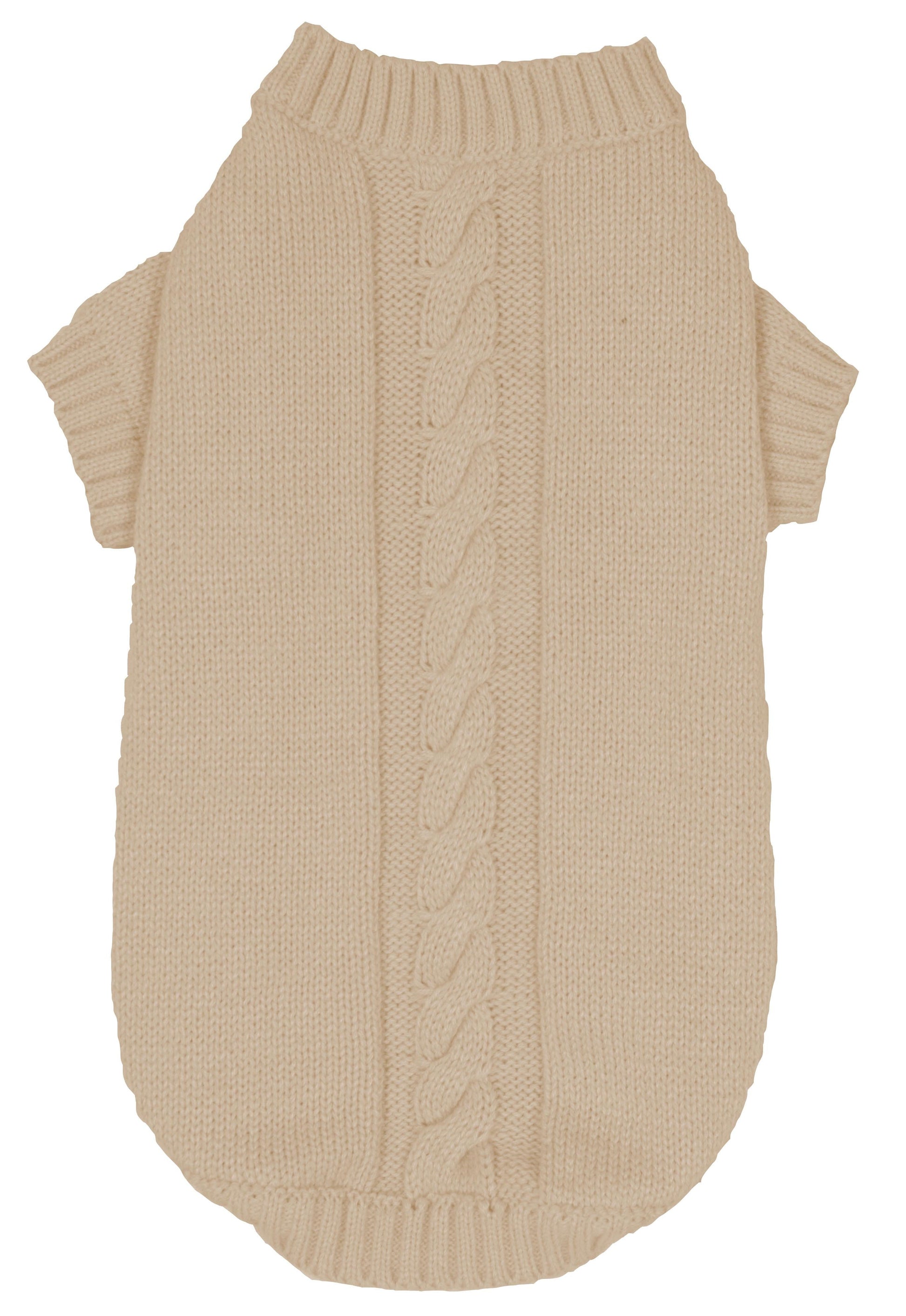 Banbury & Co Knitted Dog Jumper Ivory Sml