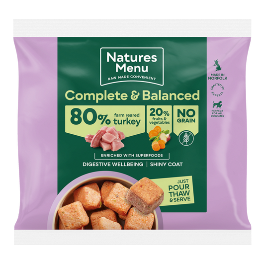 Natures Menu 80/20 Complete and Balanced Turkey 1kg