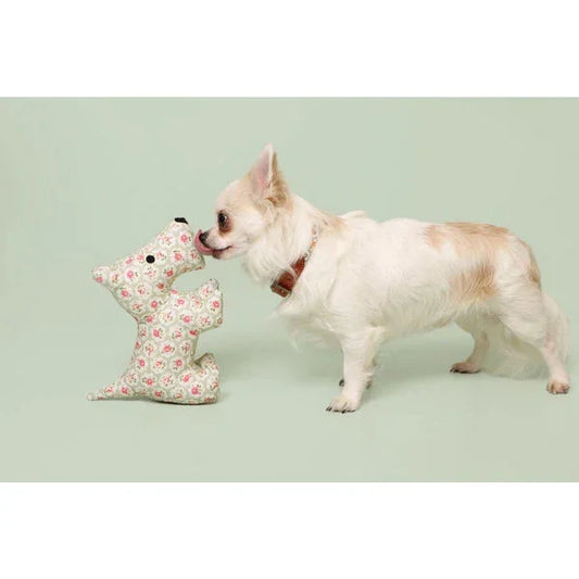 Cath Kidston Provence Rose Tough Cotton Canvas Stanley Plush Dog Toy