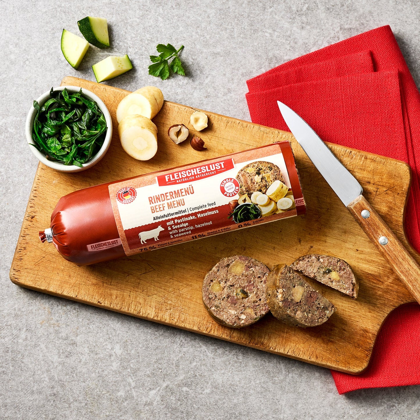 Fleischeslust Beef Menu Wet Dog Food - 16 x 400g Case product image