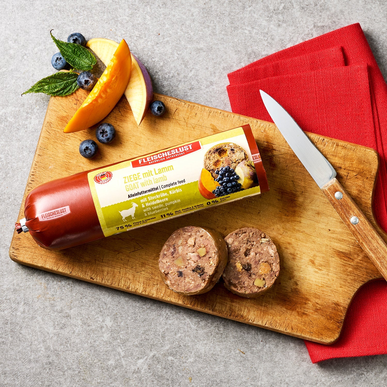 Fleischeslust Goat with Lamb Wet Dog Food - 16 x 400g Case product image