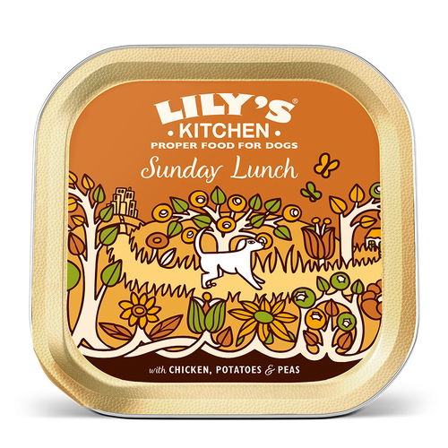 Lily''s Kitchen Wet Dog Tray Sunday Lunch 150g
