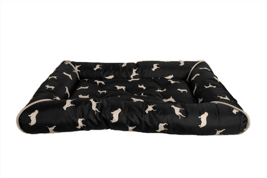 Dream Paws Water Resistant Canvas Dog Print Mattress Xtlge
