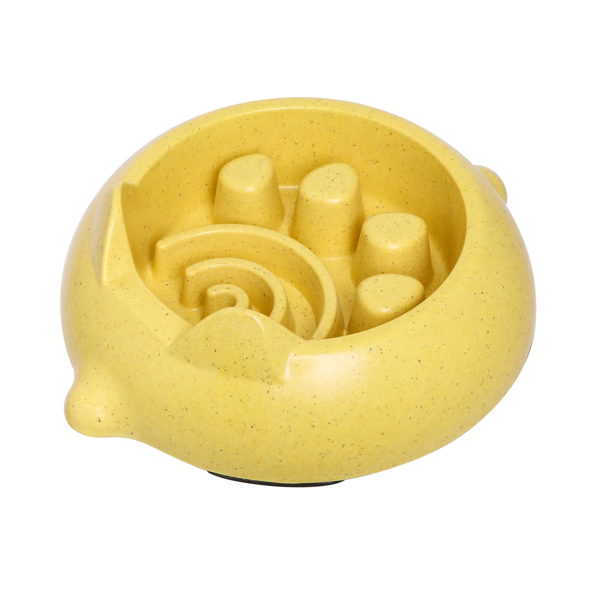 Bamboo Slow Feeder Mouse Shaped 350ml