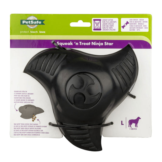 Petsafe Squeak ''n Treat Ninja Star Lge
